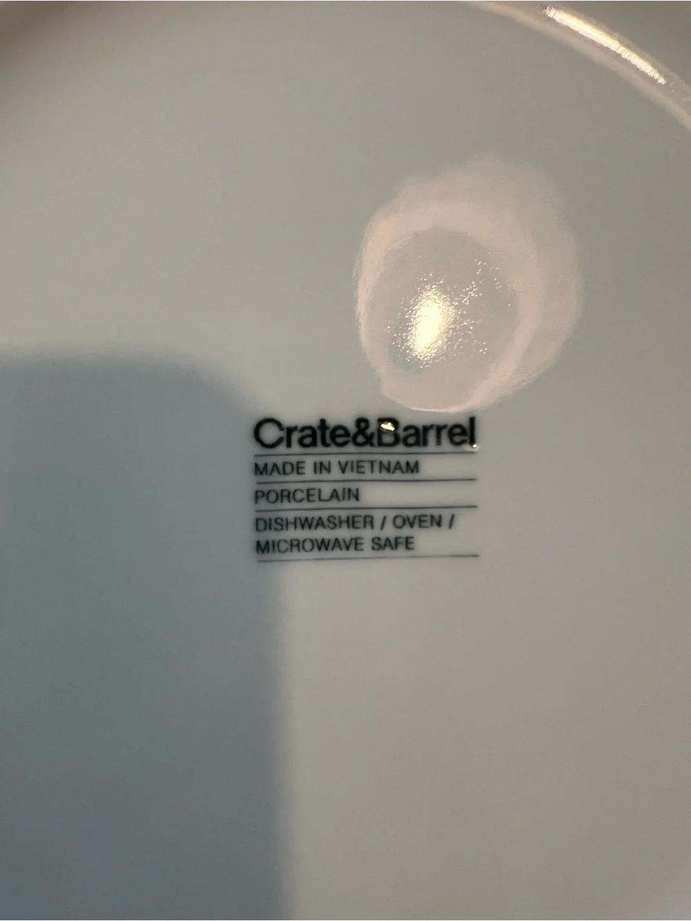 Set of 4 Crate & Barrel Porcelain Pasta Bowls – Classic White